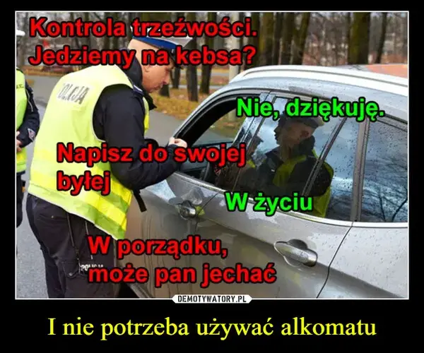 Kontrola trzeźwości w domu: Kiedy policja może użyć alkomatu?