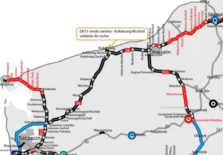 Trasa do Kołobrzegu: A1, A2, S3, S6, S11? Wybierz optymalną!