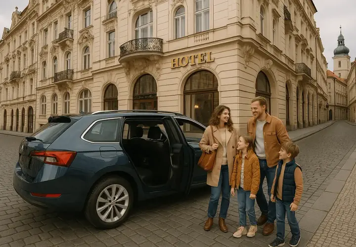 Praga samochodem: Najlepsza trasa, winiety 2026, parking P+R