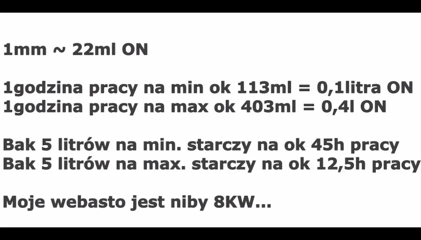 Ile pali Webasto w ciężarówce? Konkretne dane i realne oszczędności