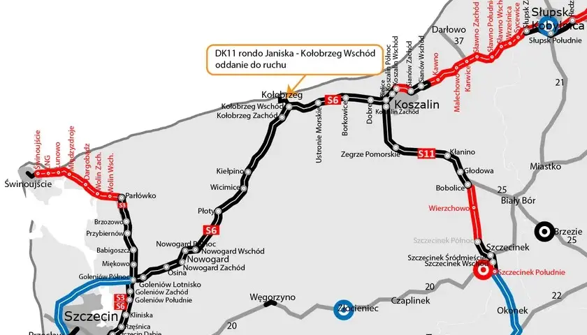 Trasa do Kołobrzegu: A1, A2, S3, S6, S11? Wybierz optymalną!