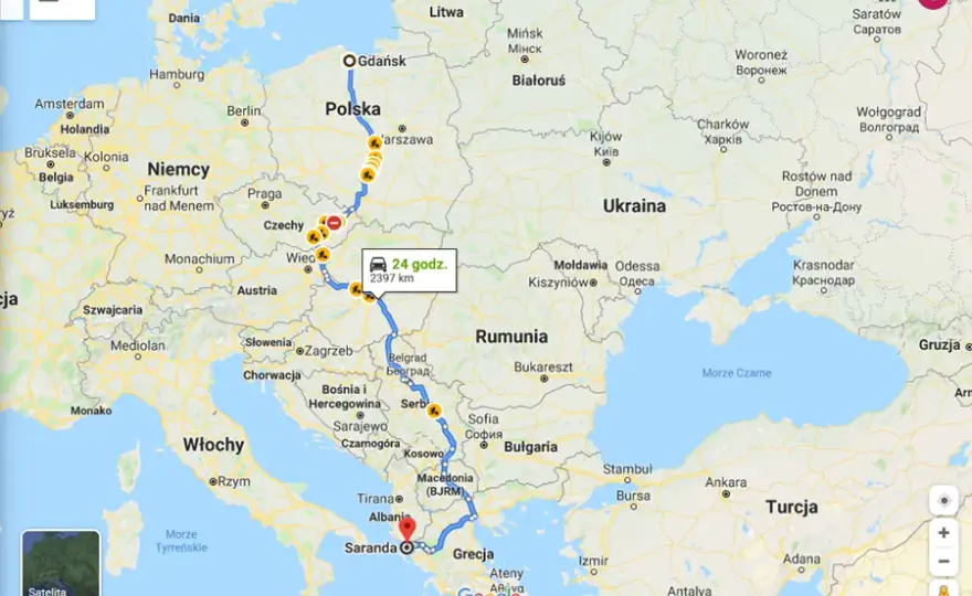Albania samochodem: Którą trasę wybrać? Porównanie i porady eksperta