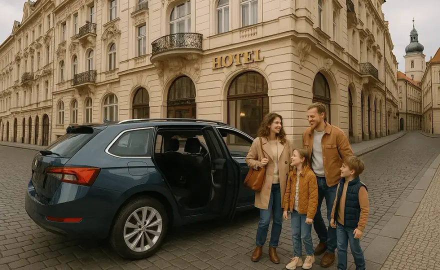 Praga samochodem: Najlepsza trasa, winiety 2026, parking P+R