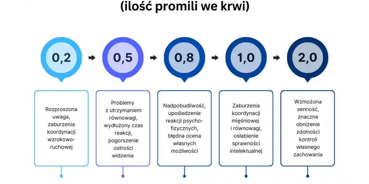 infografika czynniki wpływające na poziom alkoholu we krwi