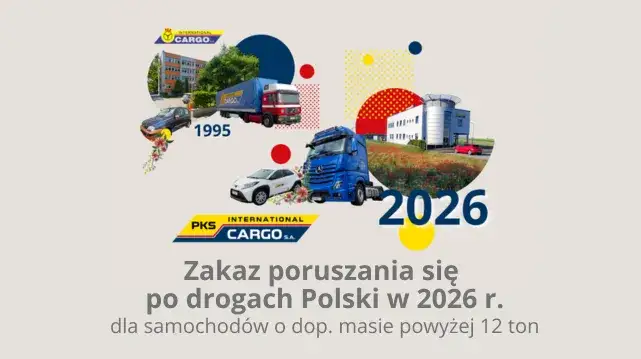Kalendarz zakazów dla ciężarówek Polska 2026
